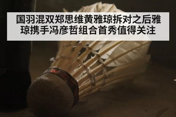 国羽混双郑思维黄雅琼拆对之后雅琼携手冯彦哲组合首秀值得关注
