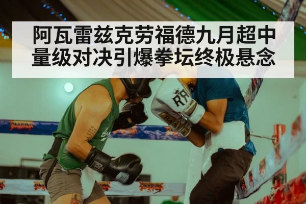 阿瓦雷兹克劳福德九月超中量级对决引爆拳坛终极悬念